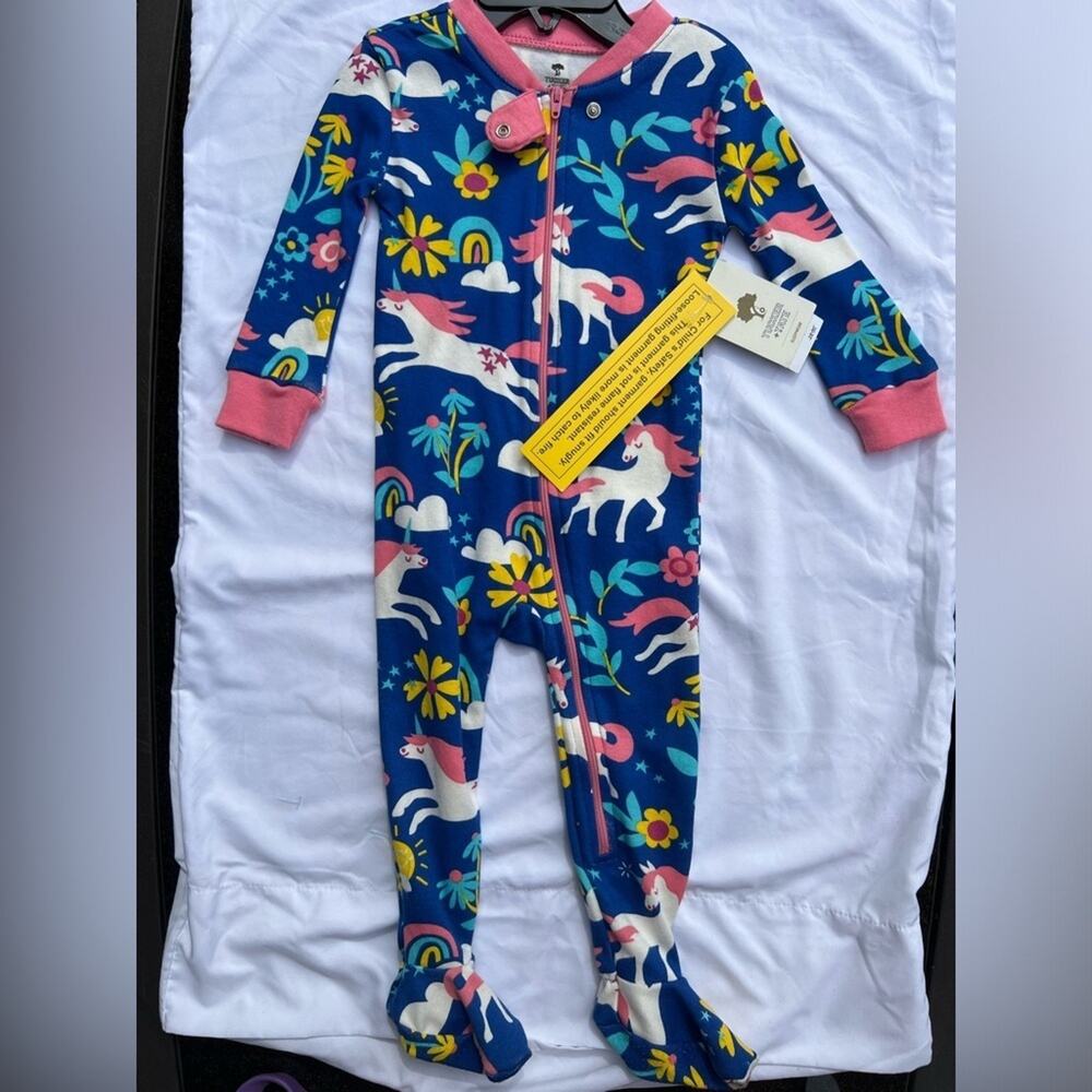 Tucker + Tate Blue Unicorn Sleeper- Size 6-12 Months